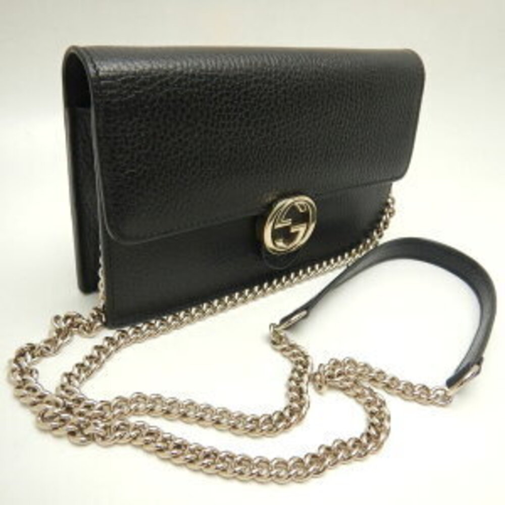 Gucci Interlocking Chain Shoulder Bag Clutch Wall… - image 2